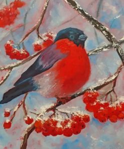 lonely-bullfinch-paint-by-numbers