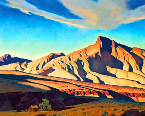 Mountains Maynard Dixon piant by numbers