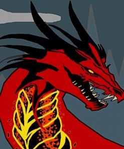 Red Dragon Paint by numbers