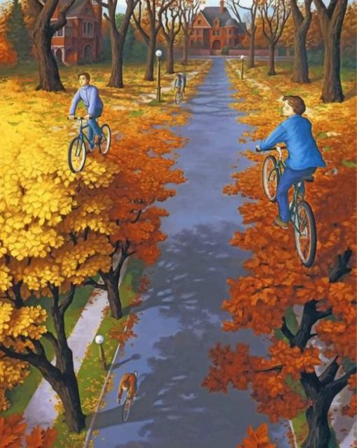 Autumn Rob Gonsalves Paint by numbers