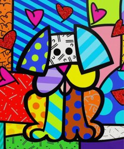 romero-britto-dog-paint-by-numbers