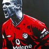 Roy Keane Manchester United paint by numbers
