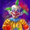 Scary Clown paint by numbers