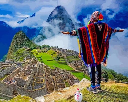 Machu Picchu Peru Paint by numbers