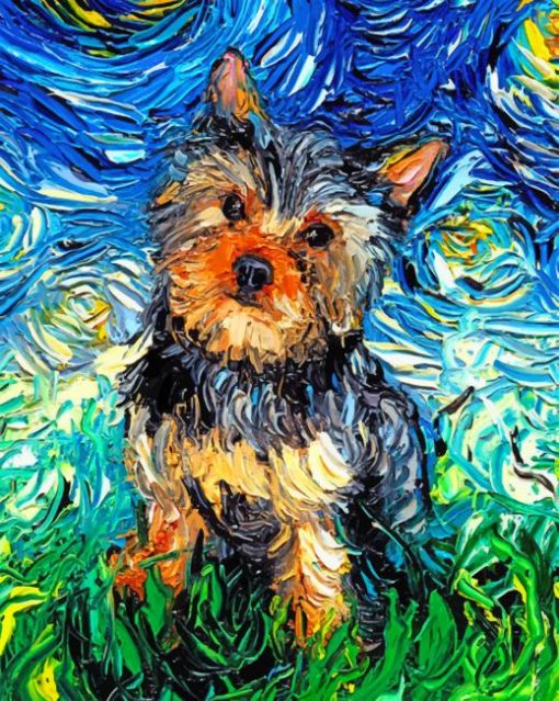 Yorkshire Terrier paint by numbers