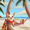 Chihuahua-On-Hammock-paint-by-numbers