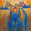 Colorful-Moose-Animal-paint-by-numbers