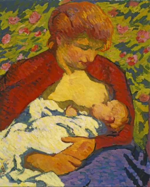 Giovanni-Giacomett-Young-Mother-paint-by-numbers