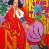 Odalisque In Red Jacket Diamond Paintings
