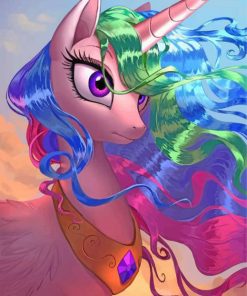 Princess-Celestia-my-little-pony-paint-by-numbers