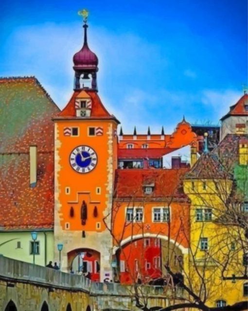 Regensburg-germany-paint-by-numbers