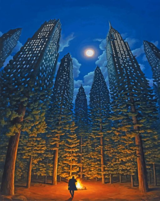 Rob-Gonsalves-The-Arboreal-Office-paint-by-numbers