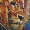 abstract lion diamond paintings
