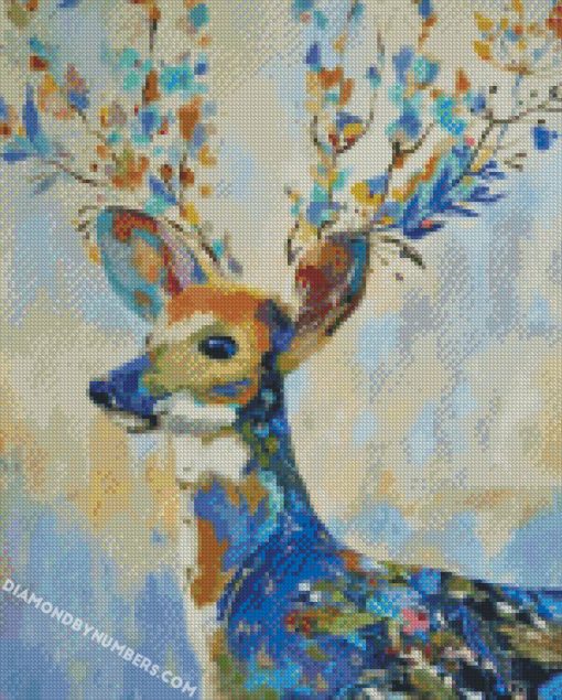 aesthetic abstract deer animal Diamond Paintings