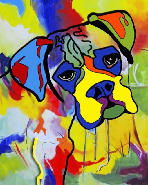 aesthetic-abstract-dog-paint-by-number