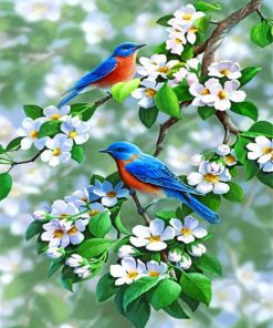 aesthetic-blue-birds-paint-by-number