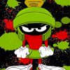 Aesthetic Marvin The Martian paint by numbers