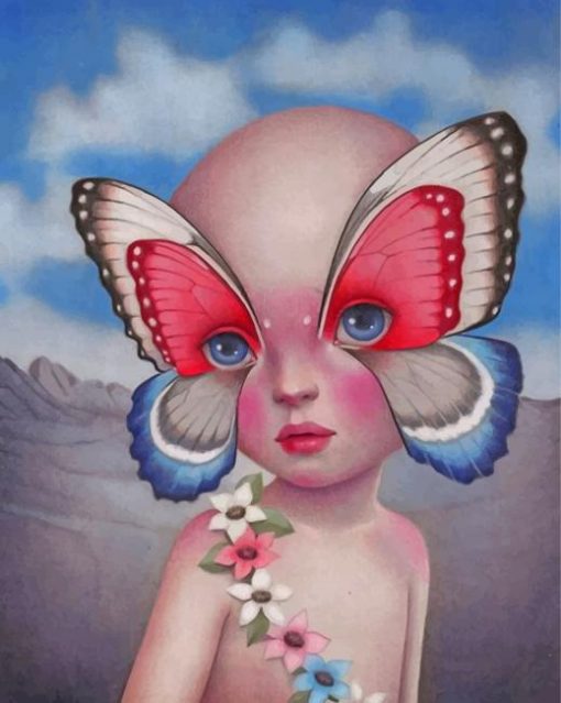 butterfly-baby-girl-paint-by-number