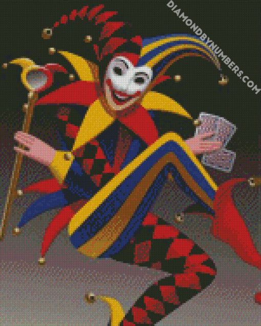 clown diamond painting