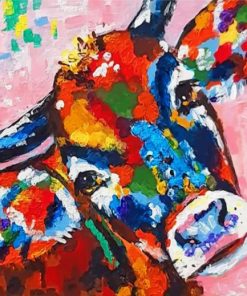colorful-abstract-cow-paint-by-numbers