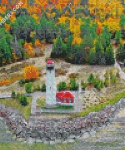 colors of crisp point lighthouse diamond paintings
