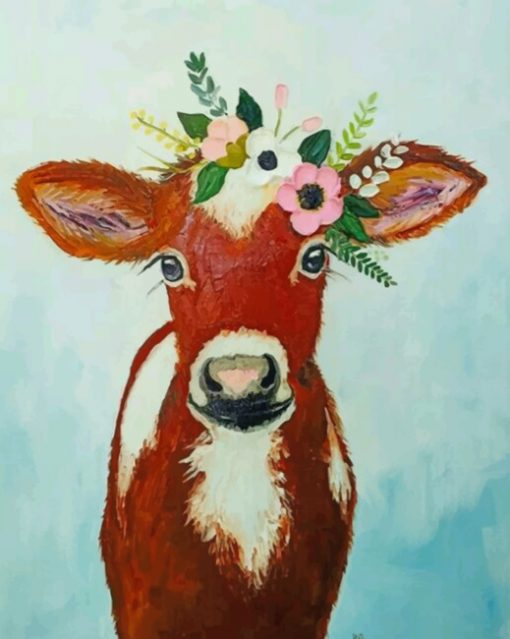 cow-with-flowers-paint-by-number
