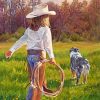 cowgirl-with-aussie-paint-by-numbers