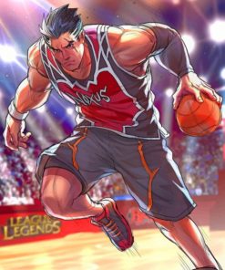 darius-playing-basketball-paint-by-number
