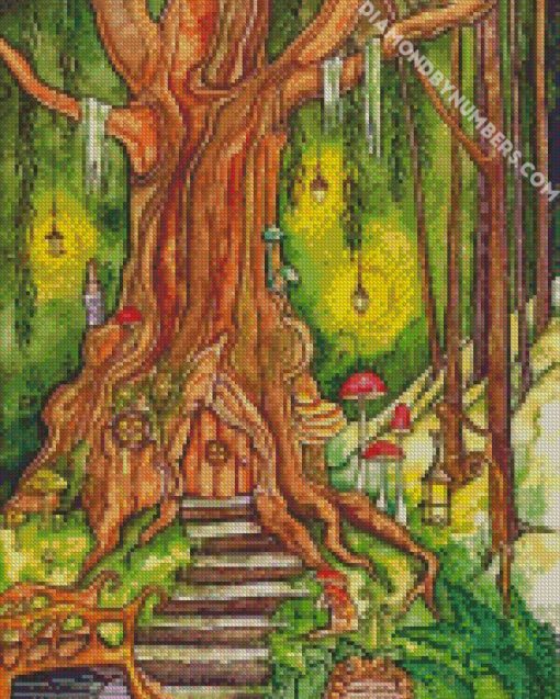 enchanted forest diamond paintings