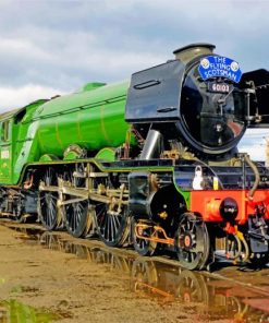 flying-scotsman-train-paint-by-number