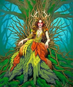 forest-queen-paint-by-number
