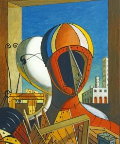 giorgio-chirico-mask-paint-by-number