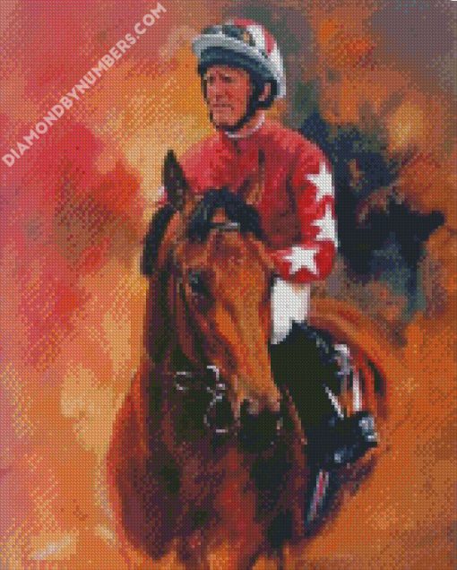horse racing diamond painting