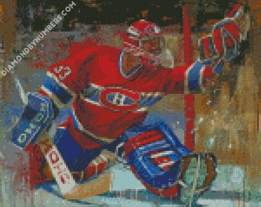 ice hockey sport diamond paintings
