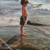 little boy on the beach steve hanks diamond painting