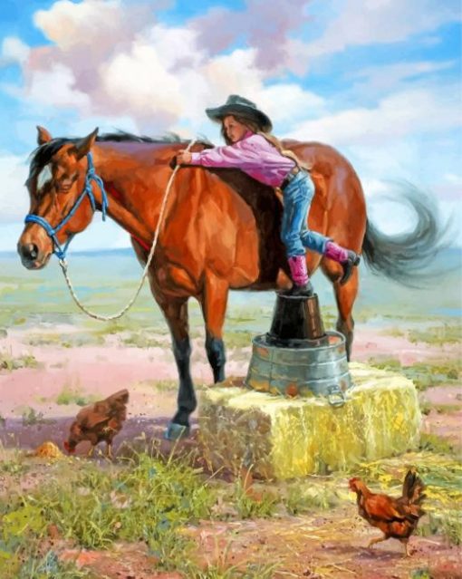 little-cowgirl-paint-by-number
