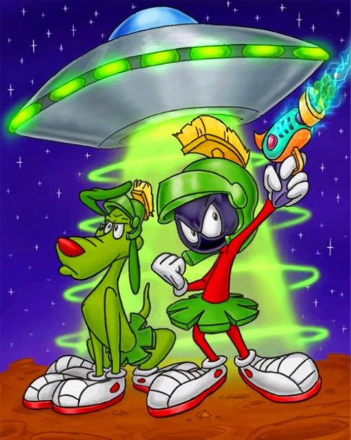 marvin-the-martian-paint-by-number