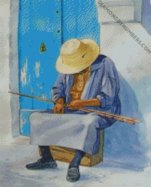 moroccan old man diamond painting
