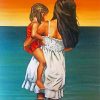 mother-and-daughter-in-the-beach-paint-by-numbers