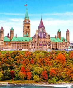 parliament-hill-ottawa-paint-by-numbers