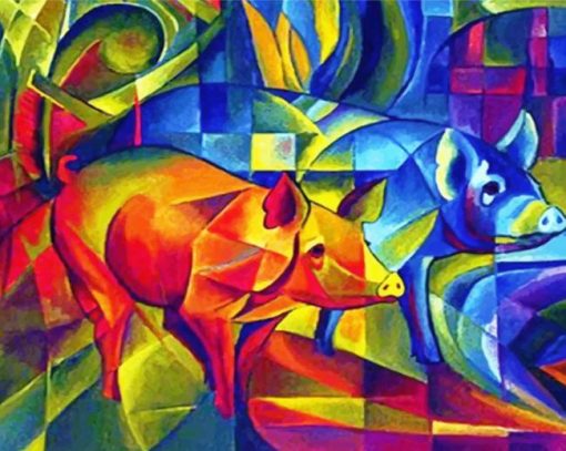 pigs-franz-marc-paint-by-numbers