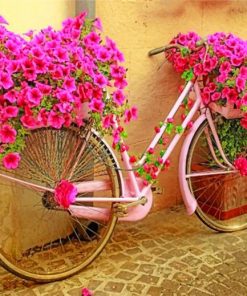 pink-bicycle-with-flowers-paint-by-number