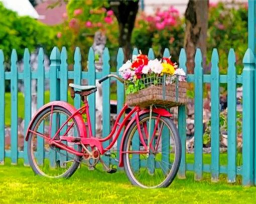 red-bicycle-with-flowers-paint-by-numbers