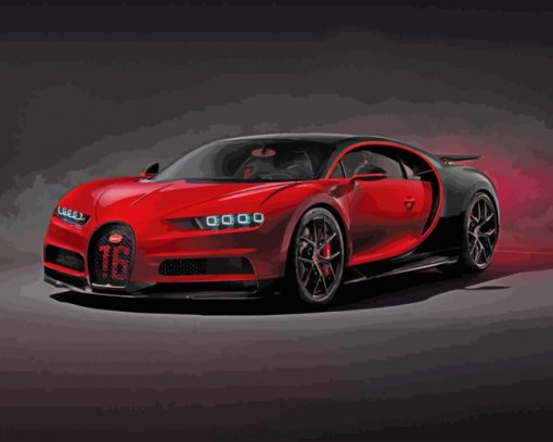 red-bugatti-chiron-paint-by-numbers