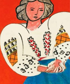 woman-by-matisse-paint-by-number