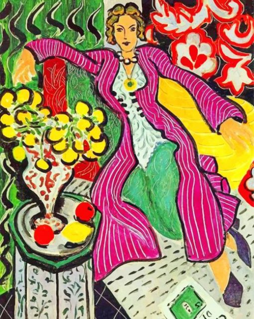 woman-in-a-purple-coat-matisse-paint-by-numbers