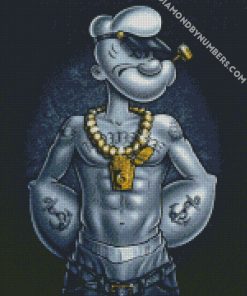Gangster The Sailor man Popeye diamond painting