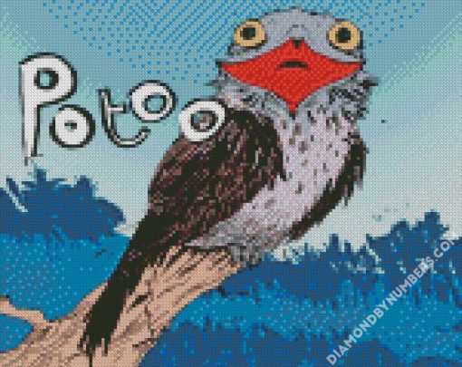 Cartoon Potoo Bird diamond paintings