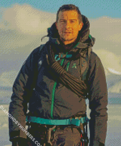 Aesthetic Bear Grylls paint by numbers
