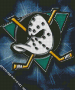 Mighty Ducks Logo paint by numbers